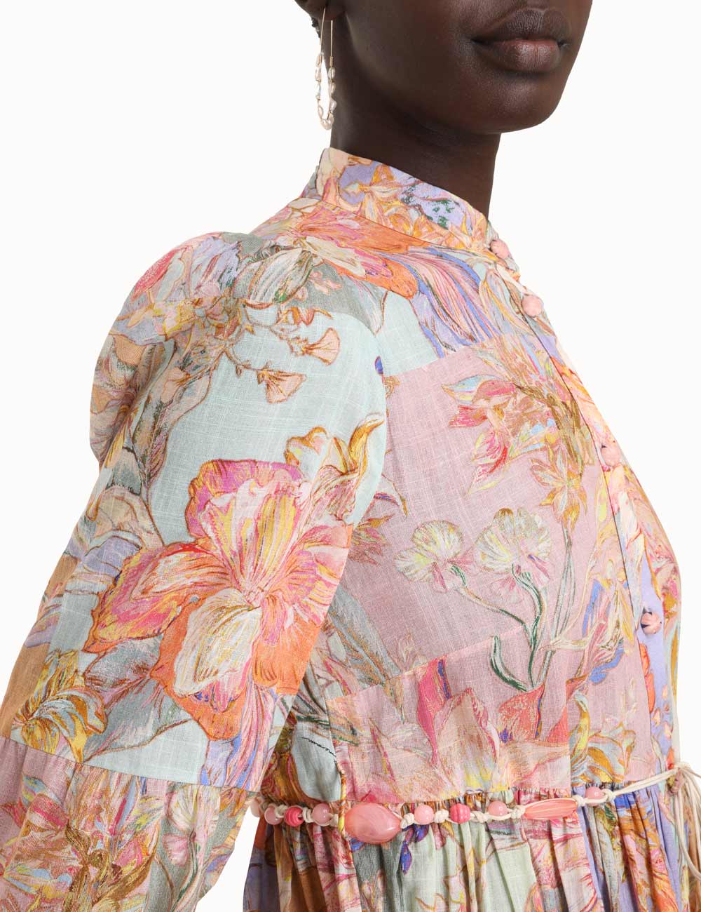 Zimmermann】CIRA TIERED SHIRT DRESS ティアードシャツドレス ...