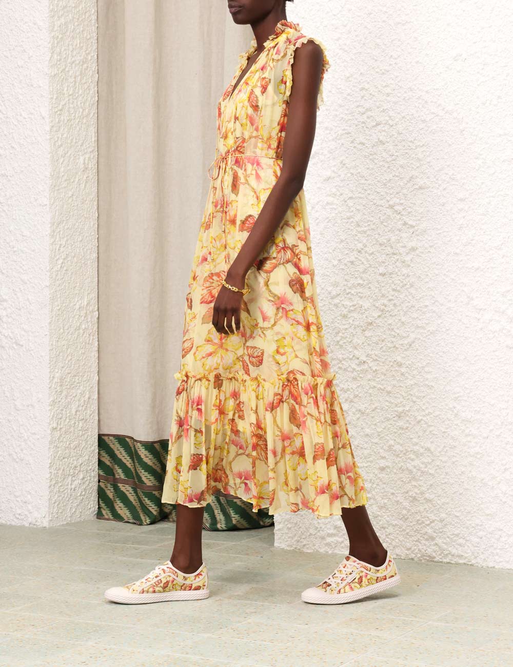 Matchmaker Flutter Midi Dress
