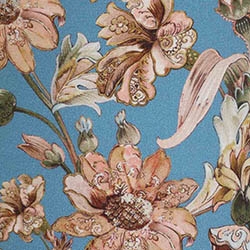 Blue Daisy Floral