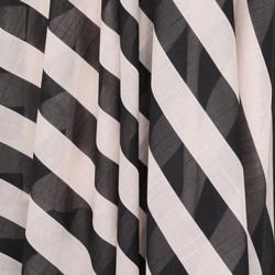 Black/Cream Stripe