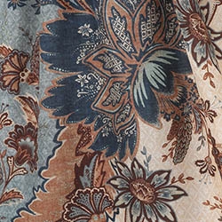 Blue/Cream Indienne Floral