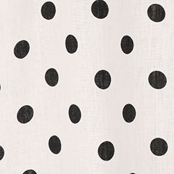 Cream/Black Dot