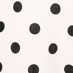 Cream/Black Dot