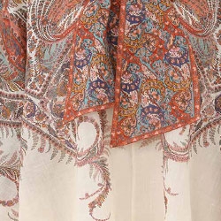 Cream Paisley