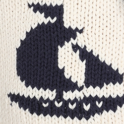 Cream/Navy
