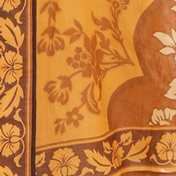 Gold Brown Floral 