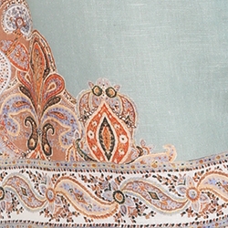 Mint Paisley