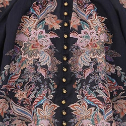 Navy Multi Paisley