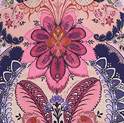 Navy Baroque Floral