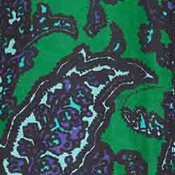 Navy/Green Paisley