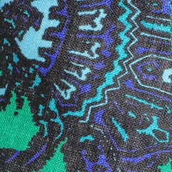 Navy/Green Paisley