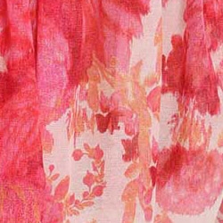 Pink Ikat Floral