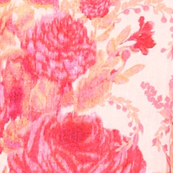 Pink Ikat Floral