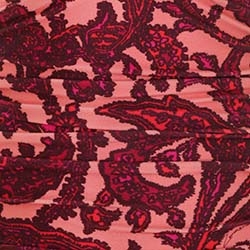 Pink/Peach Paisley