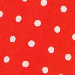 Red/Cream Dot