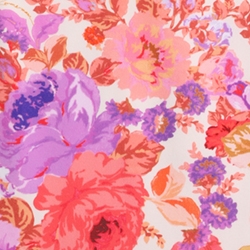 Red/Purple Floral 