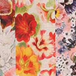 Spliced Stripe Floral