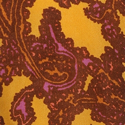 Yellow/Peach Paisley