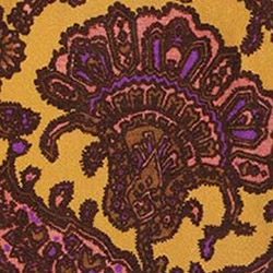 Yellow/Peach Paisley