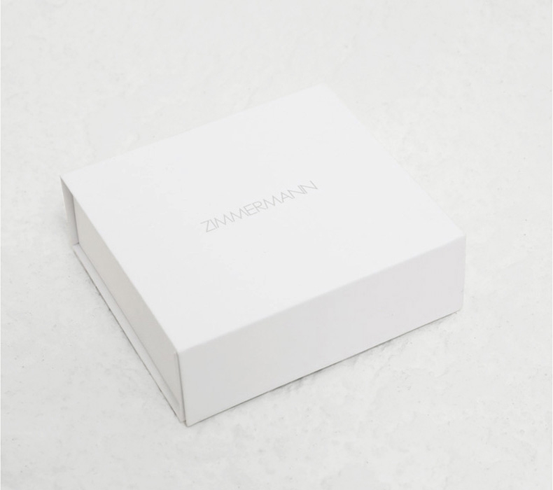 AN IMAGE OF WHITE JEWELLERY BOX WITH ZIMMERMANN LOGO