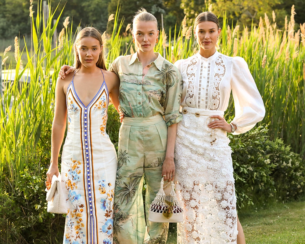  OLIVIA PONTON, ROOS ABELS AND KEKE LINDGARD at our Hamptons Summer Dinner 