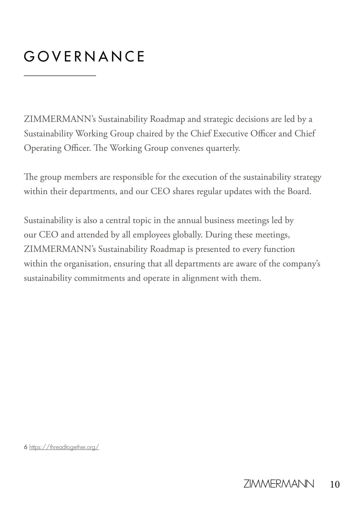 An in-depth report outlining ZIMMERMANNs sustainability progress for 2022.