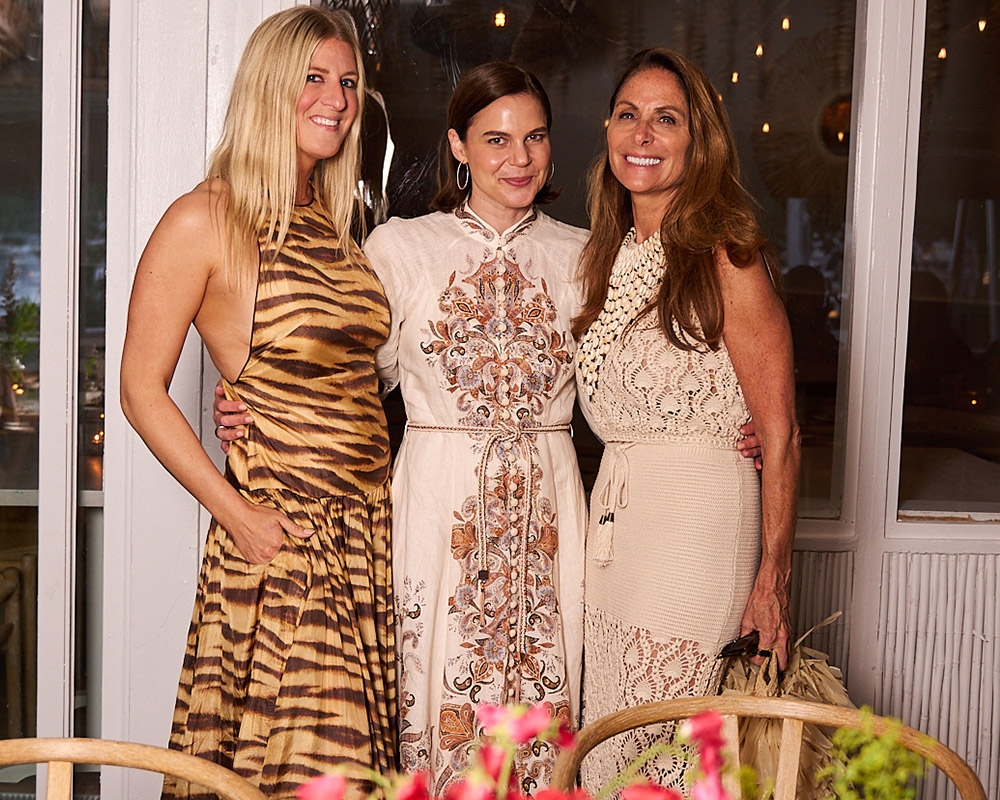 CASEY FREMONT, CAROLYN ANGEL AND LYNN SCOTTI  at our Hamptons Summer Dinner 