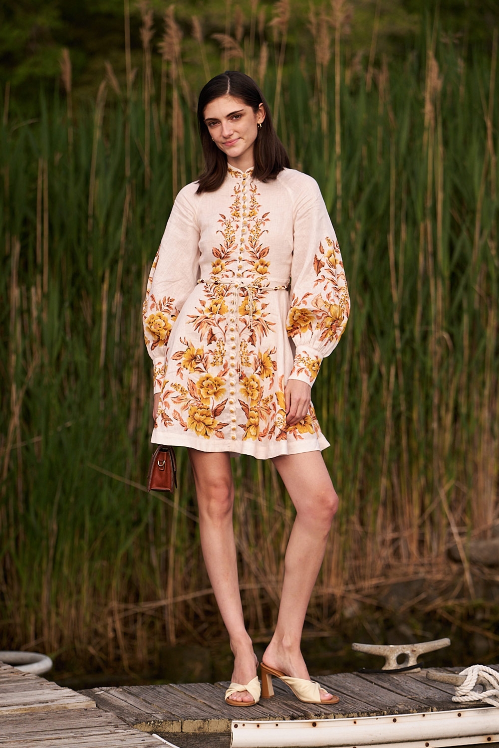 ISABELLA MASSENET: Vacay Button Up Mini Dress 