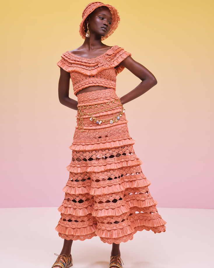 R22 Runway BTS: Postcard Crochet Top, Skirt and Hat 