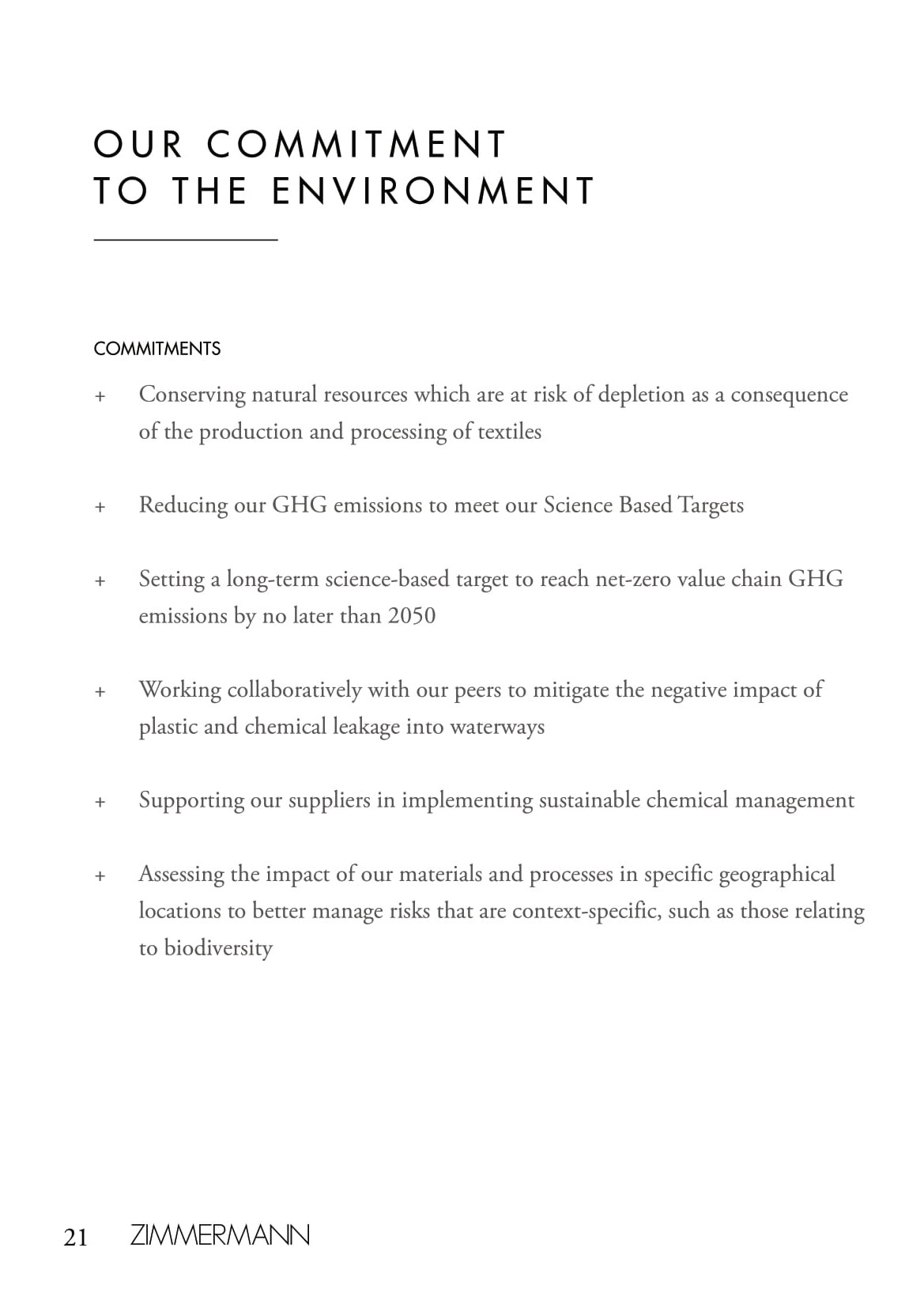 An in-depth report outlining ZIMMERMANNs sustainability progress for 2022.