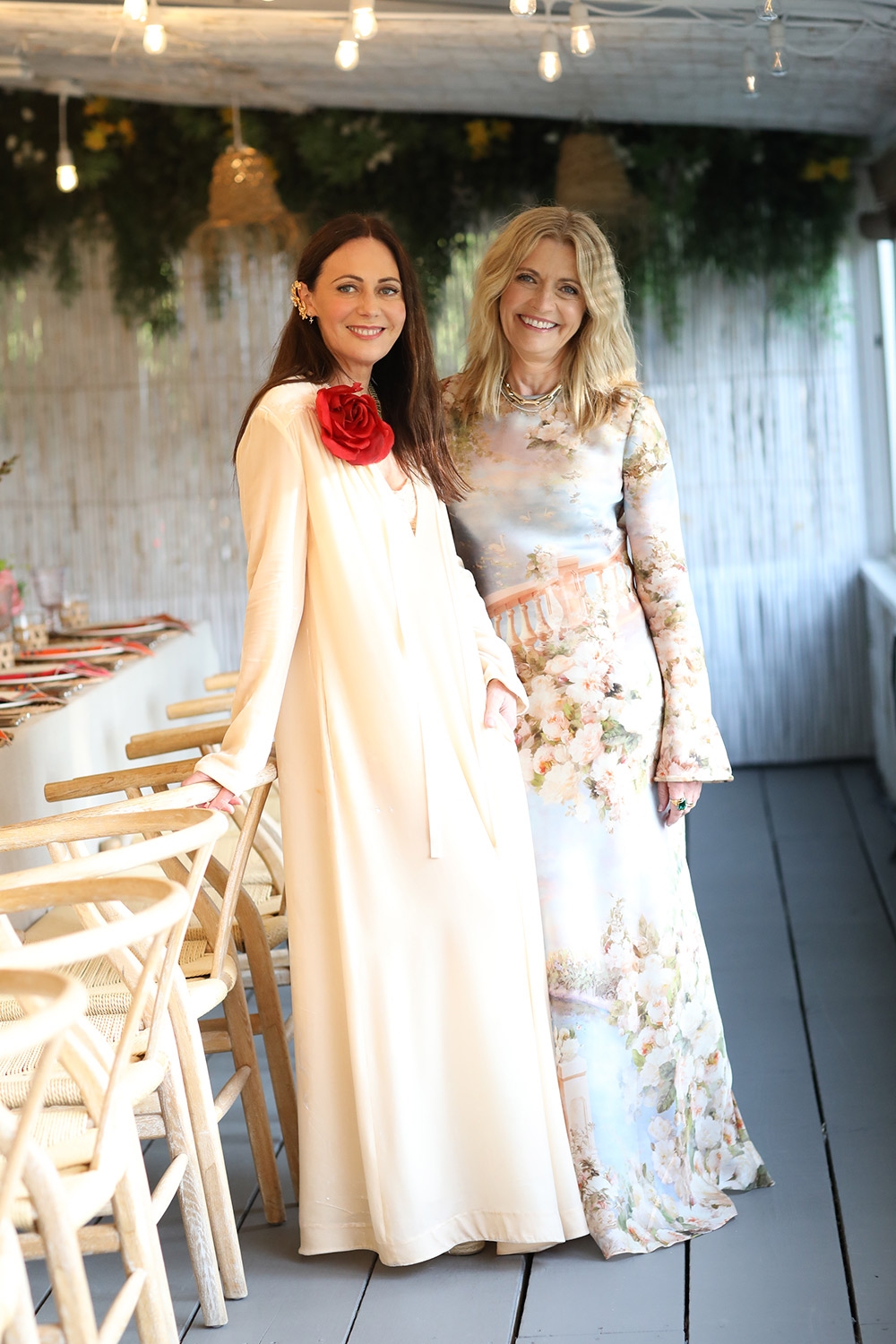 NICKY AND SIMONE ZIMMERMANN at our Hamptons Summer Dinner 