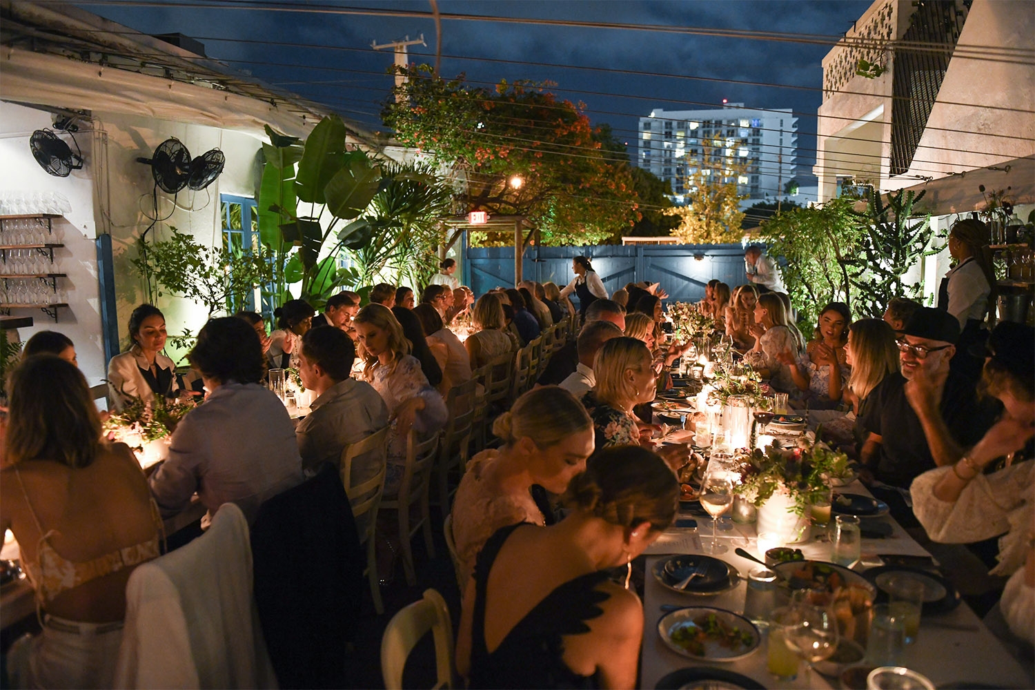 Zimmermann's dinner guests at the Mandolin 