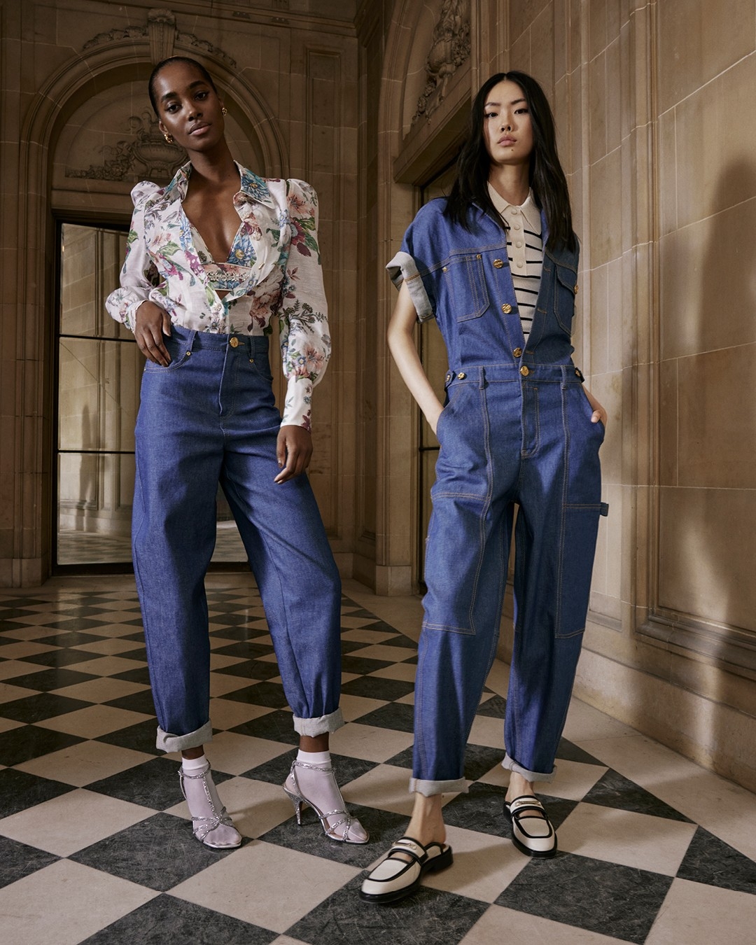 Tami Williams in look 22 and Sijia Kang in look 24 