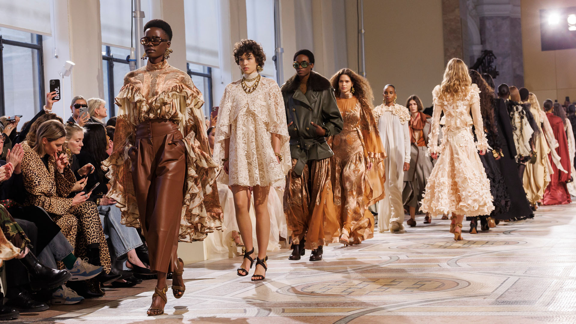 Models at the Fall 2025 show