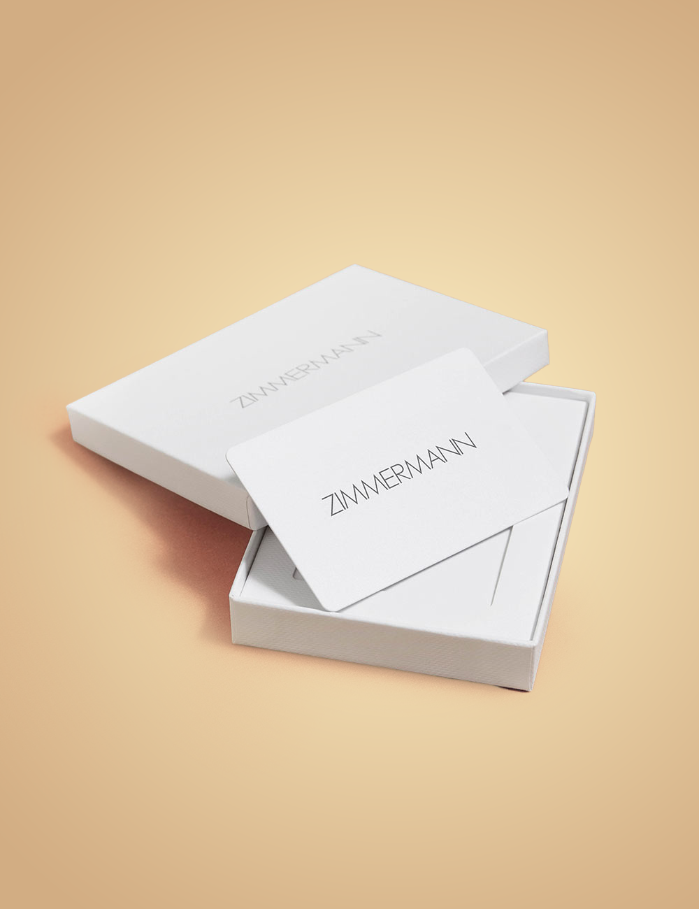 Physical gift cards an illustration of gifts, love hearts and butterflies  