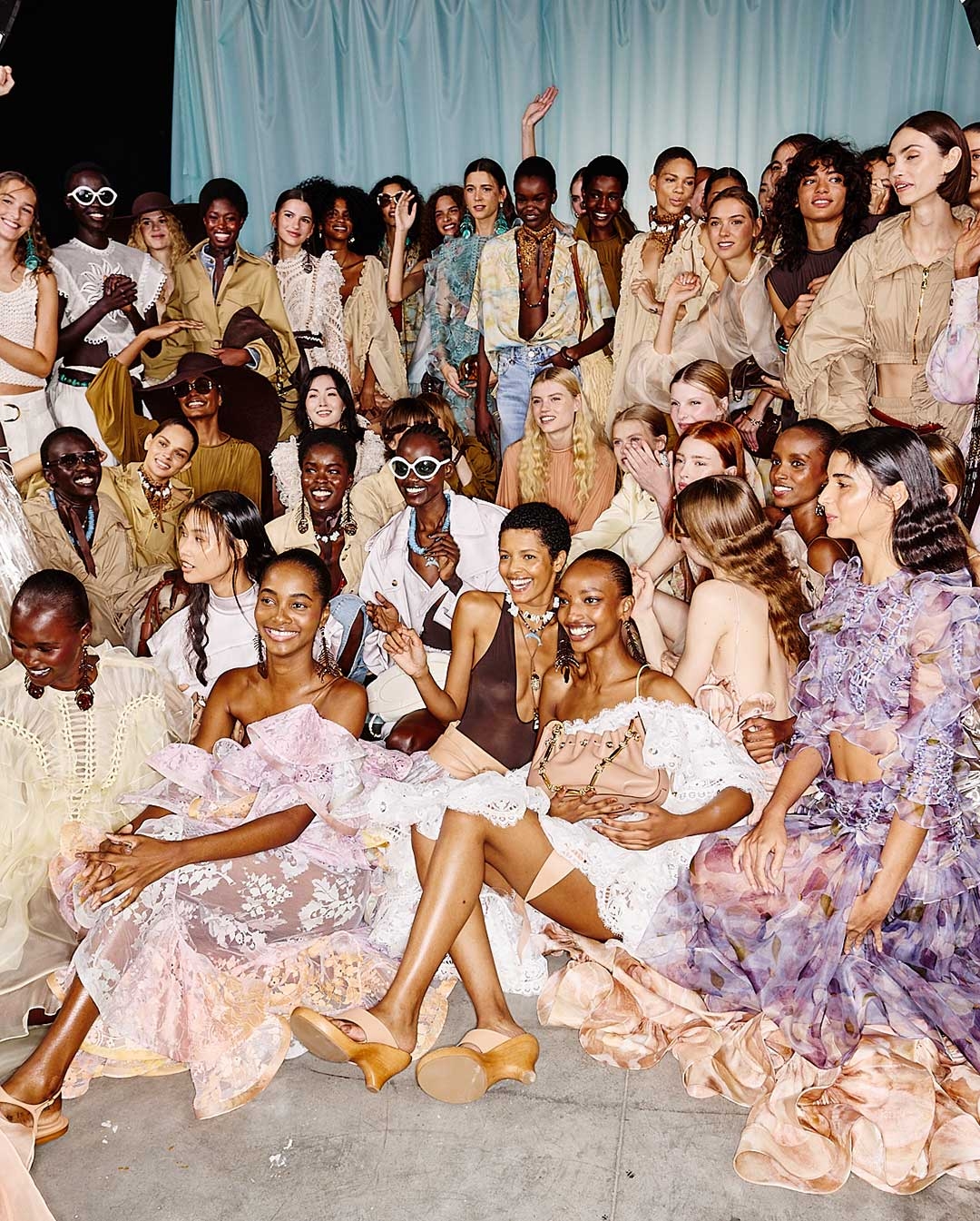 Backstage group shot 