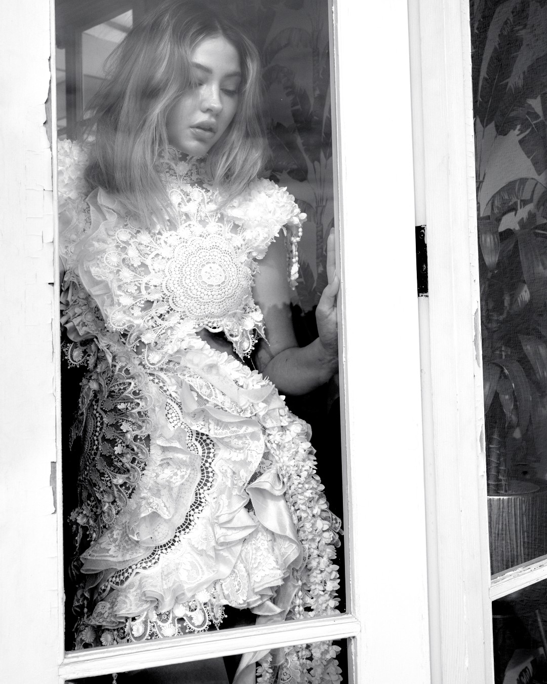 The Wonderland Lace Frill Dress as seen in Instyle  