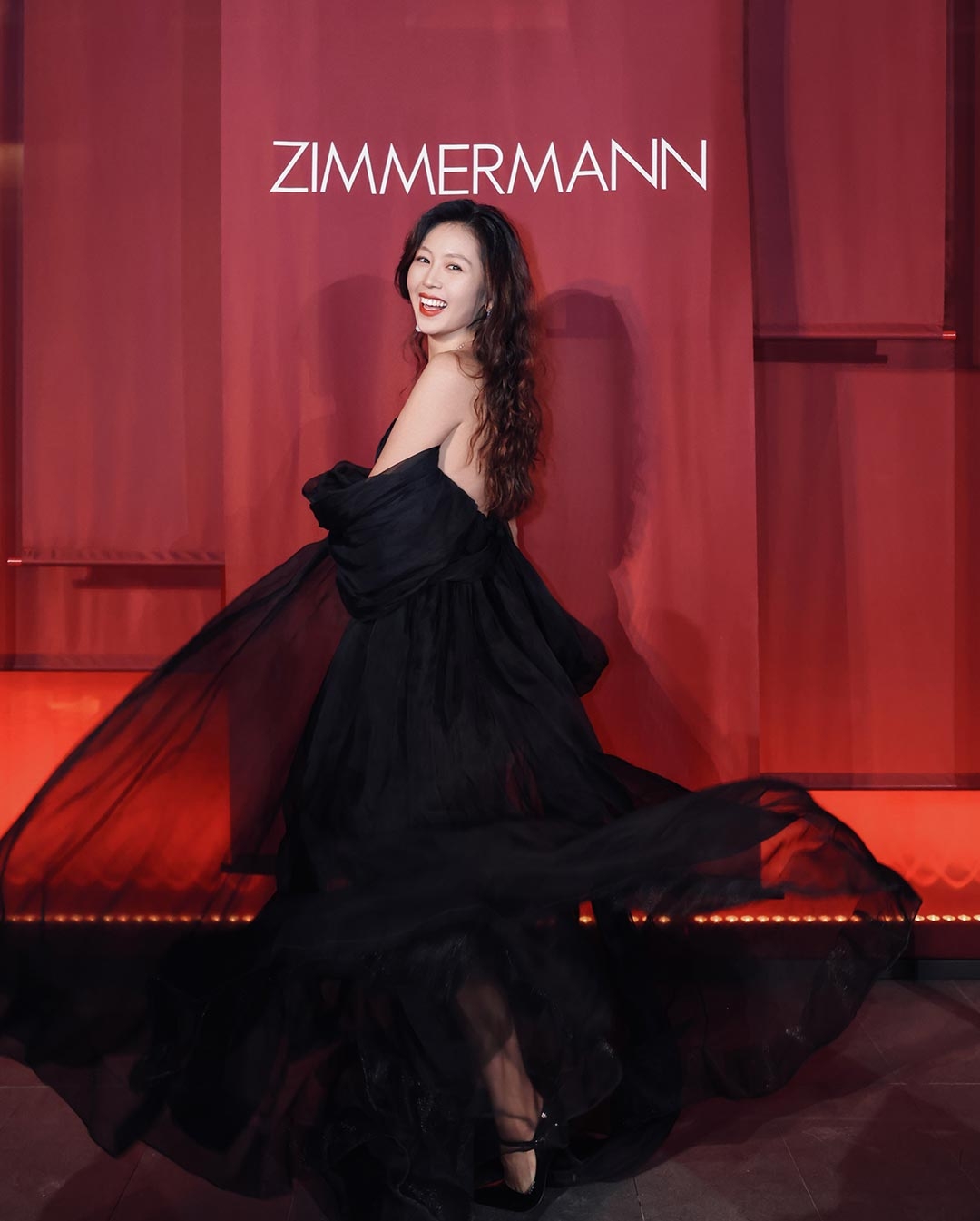 Guest at the Zimmermann gala dinner in Beijing.