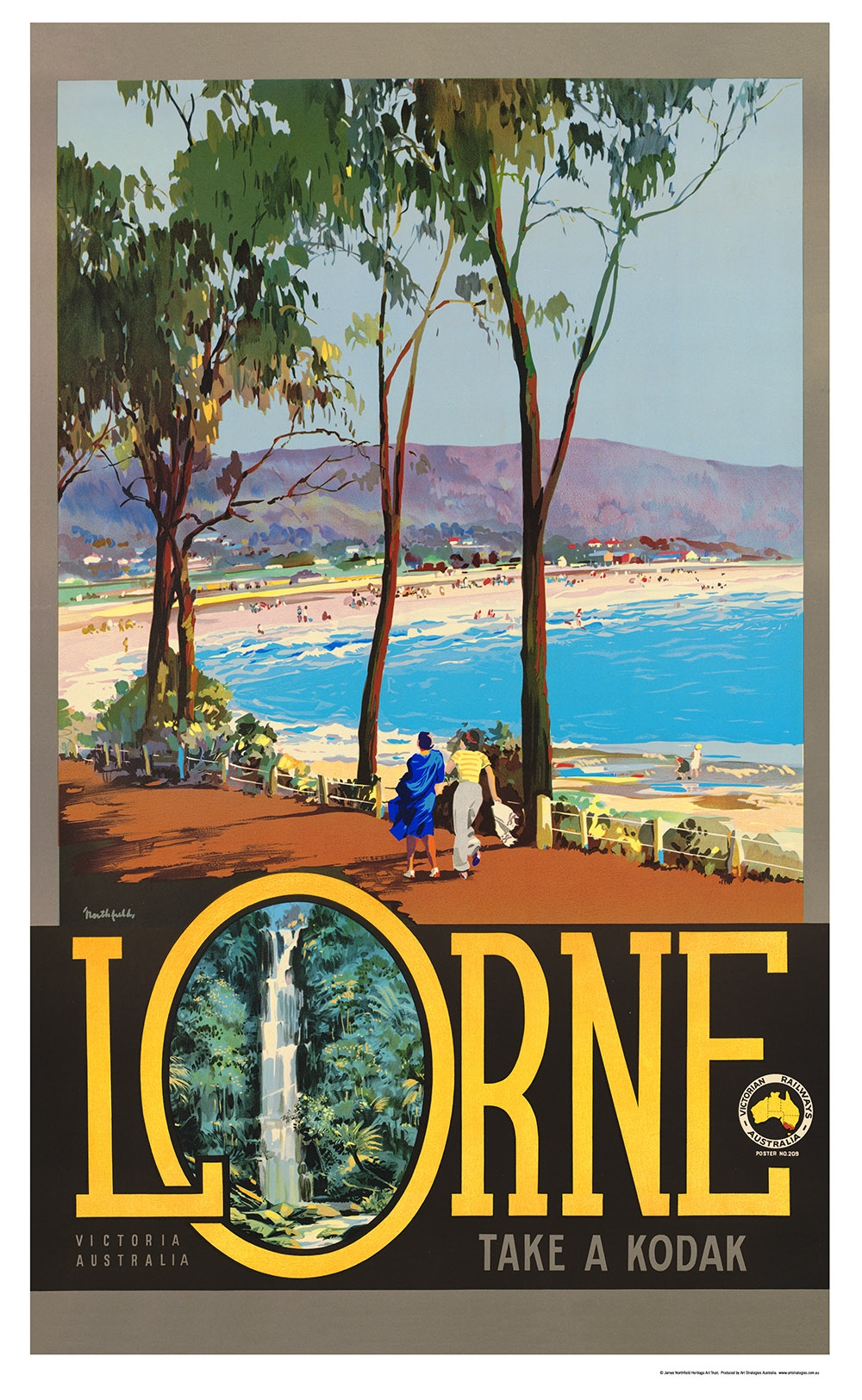 Artwork By James Northfield, Lorne, 1935.