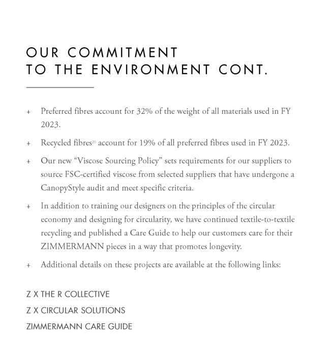 An in-depth report outlining ZIMMERMANNs sustainability progress for 2022.