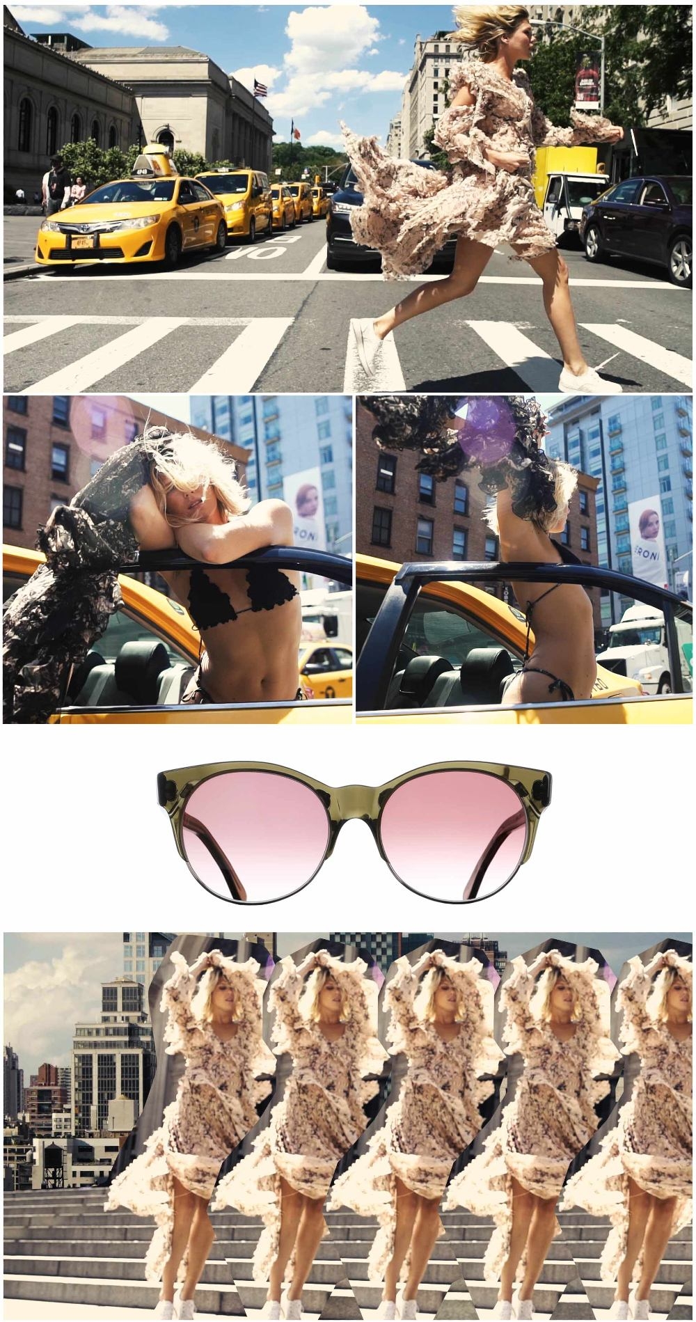 New York sunglasses campaign images