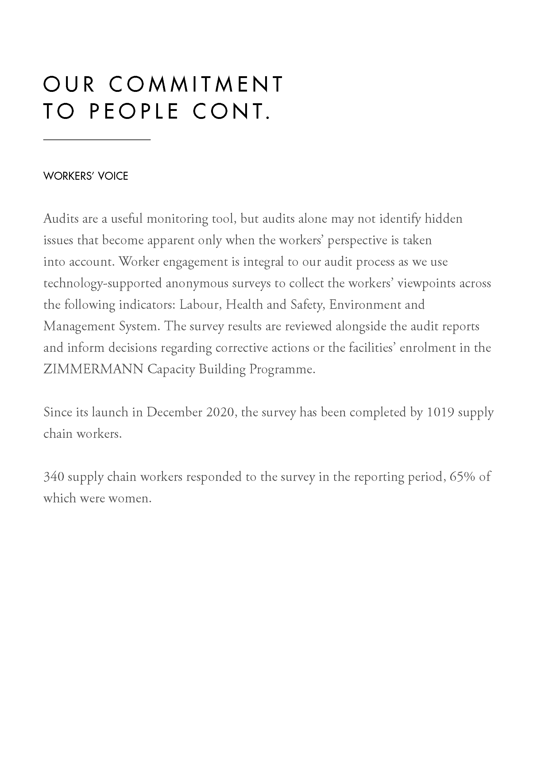 An in-depth report outlining ZIMMERMANNs sustainability progress for 2022.