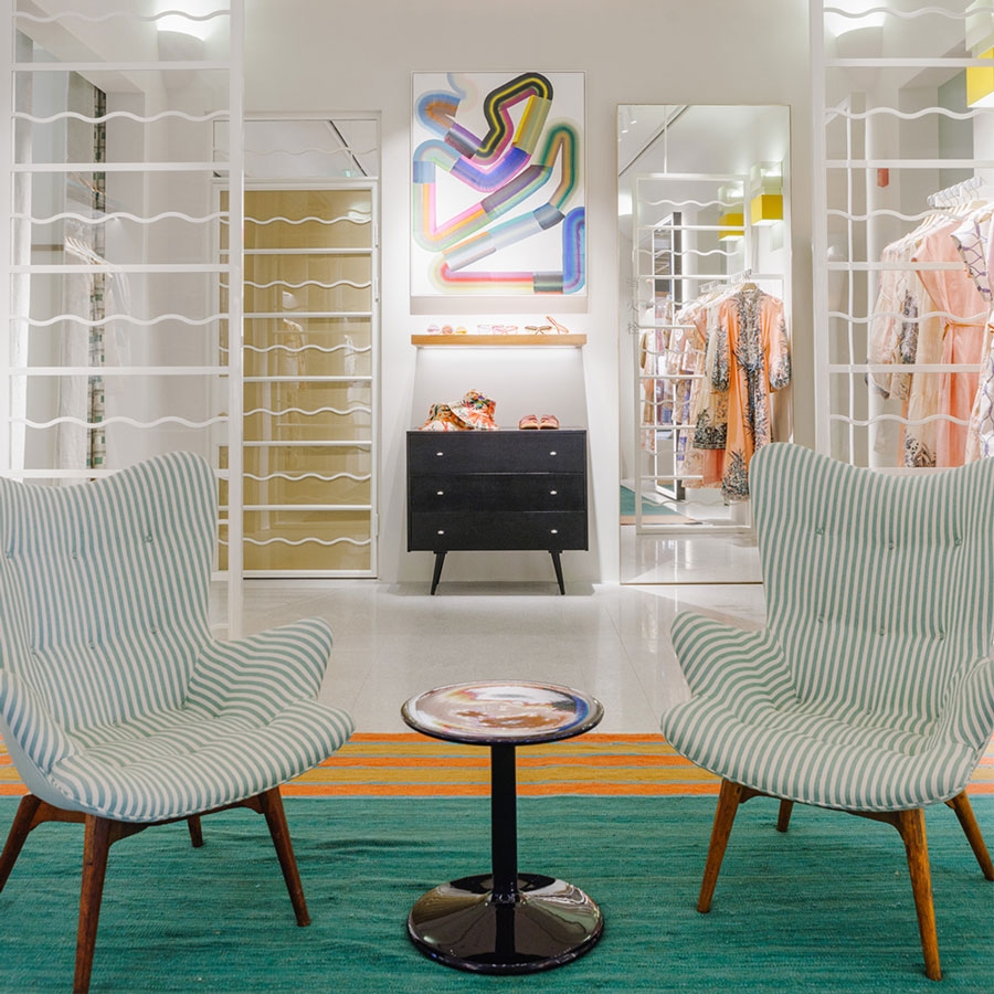 Vintage Featherstone Armchairs in our ZIMMERMANN Shanghai Store 