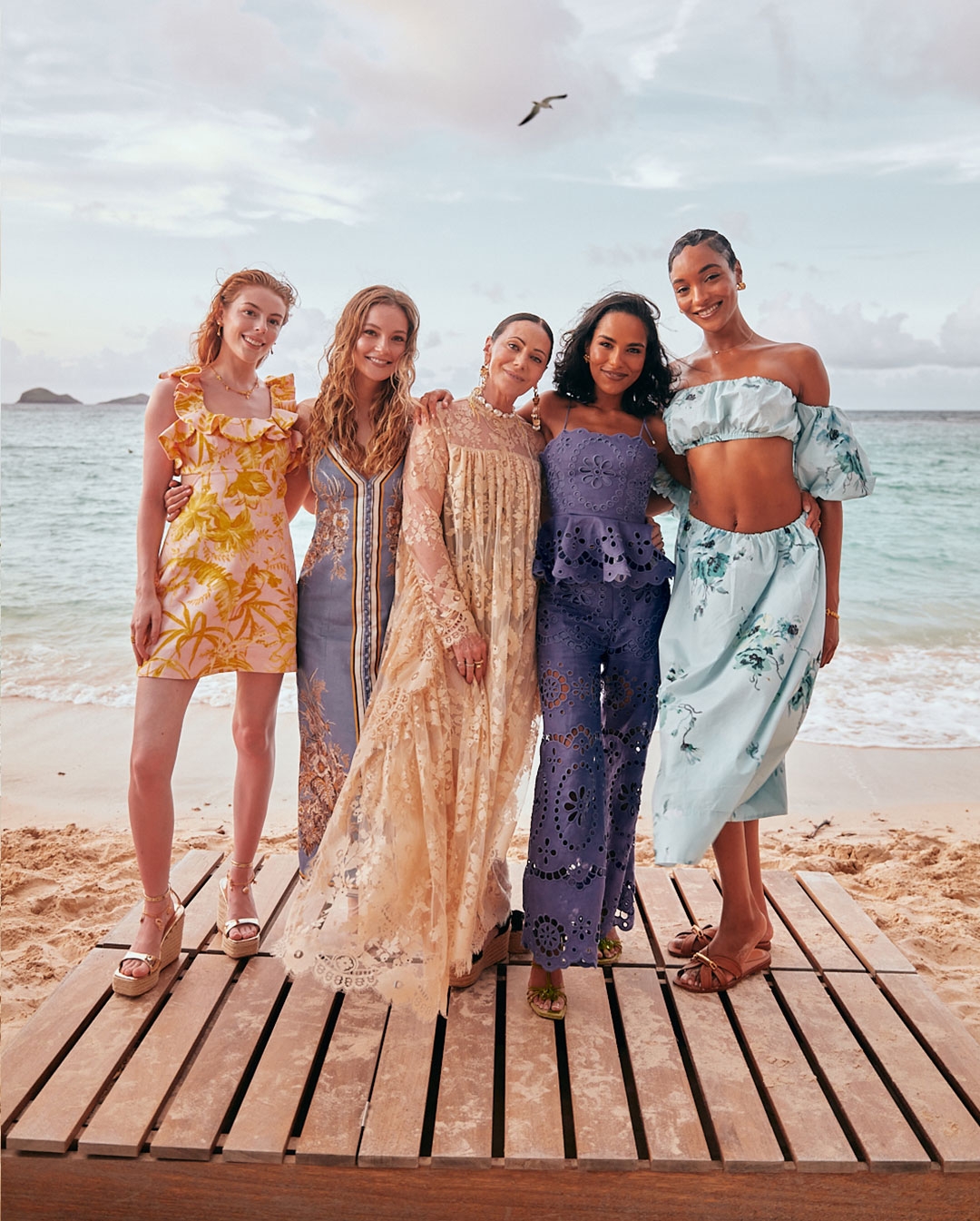 Amelia Gething, Hannah Dodd, NICKY ZIMMERMANN, Saffron Hocking, Jourdan Dunn 