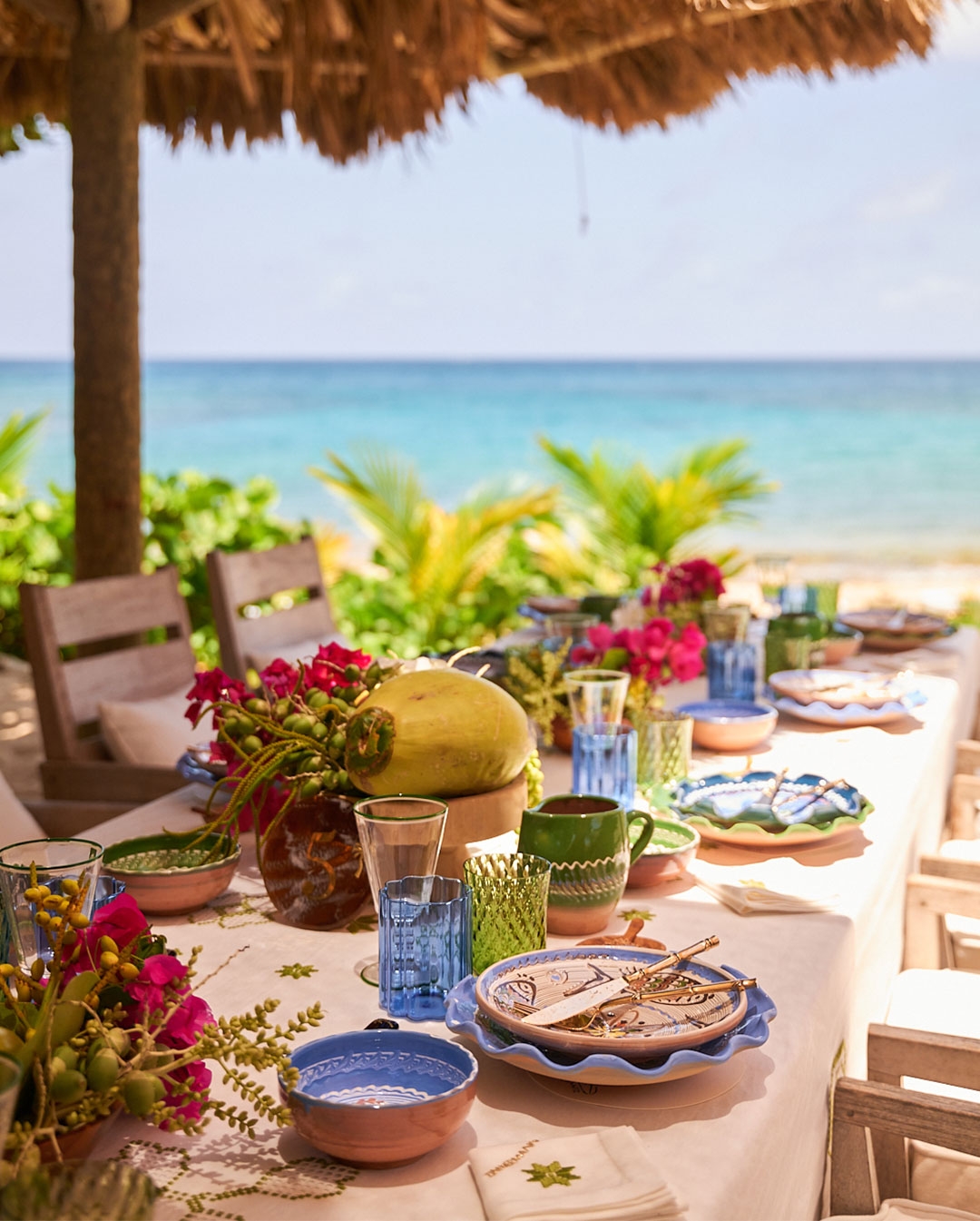ST BARTH LUNCH SETTING 