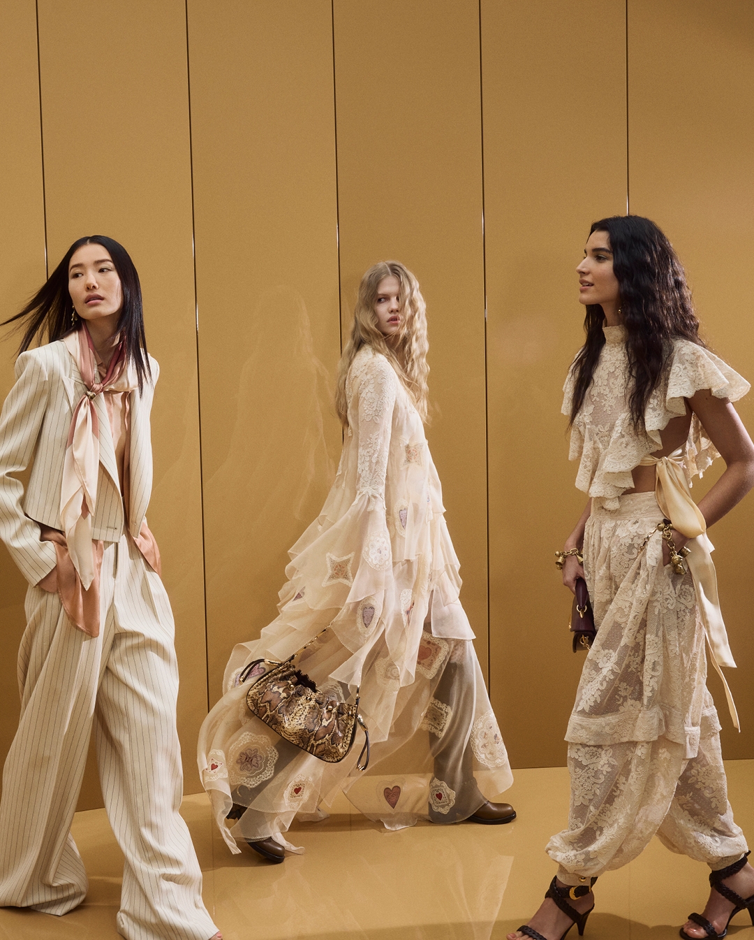 HOUJING IN LOOK 11, SOFI IN LOOK 12 AND PAULA IN LOOK 9 