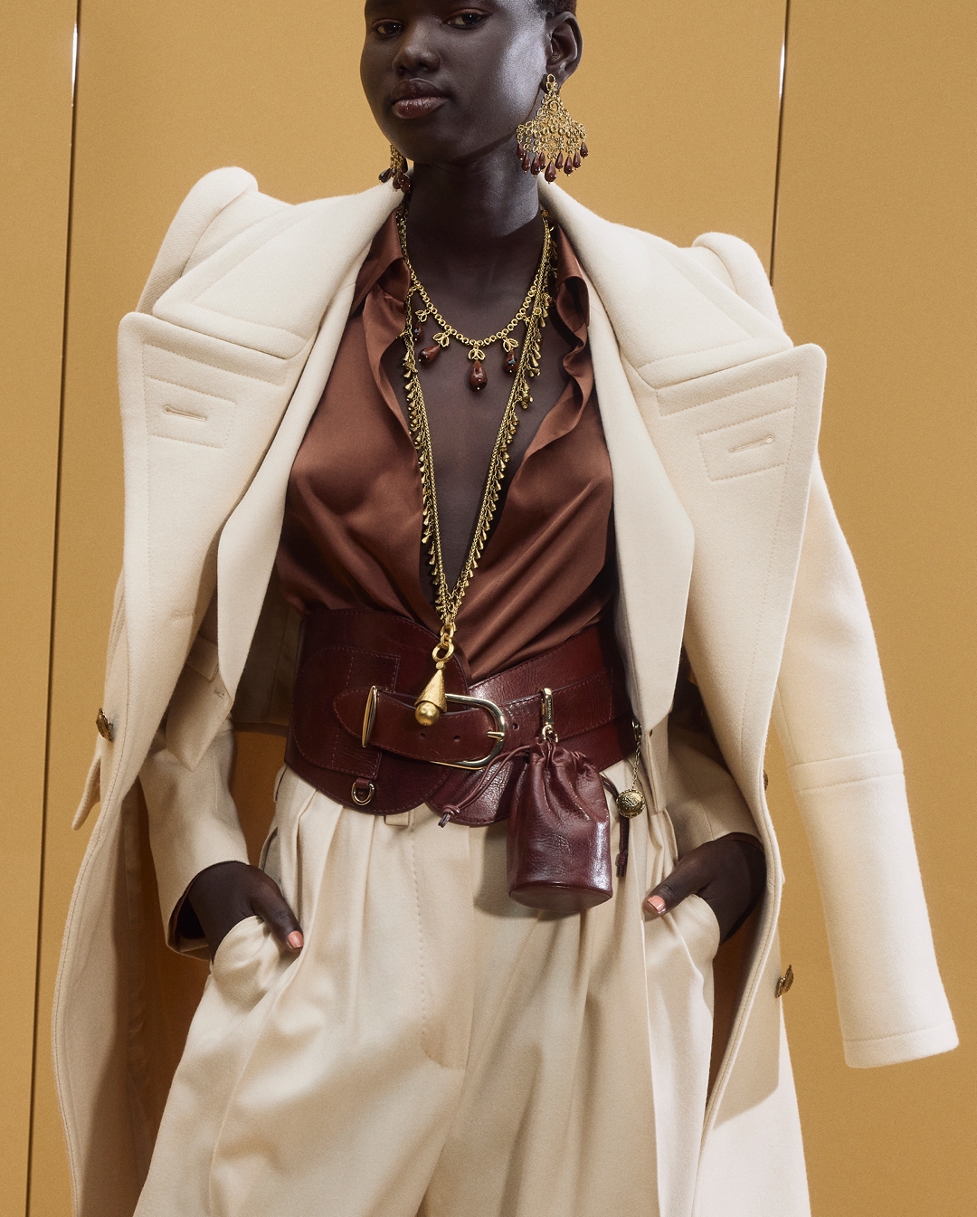 Nyakong in look 3 