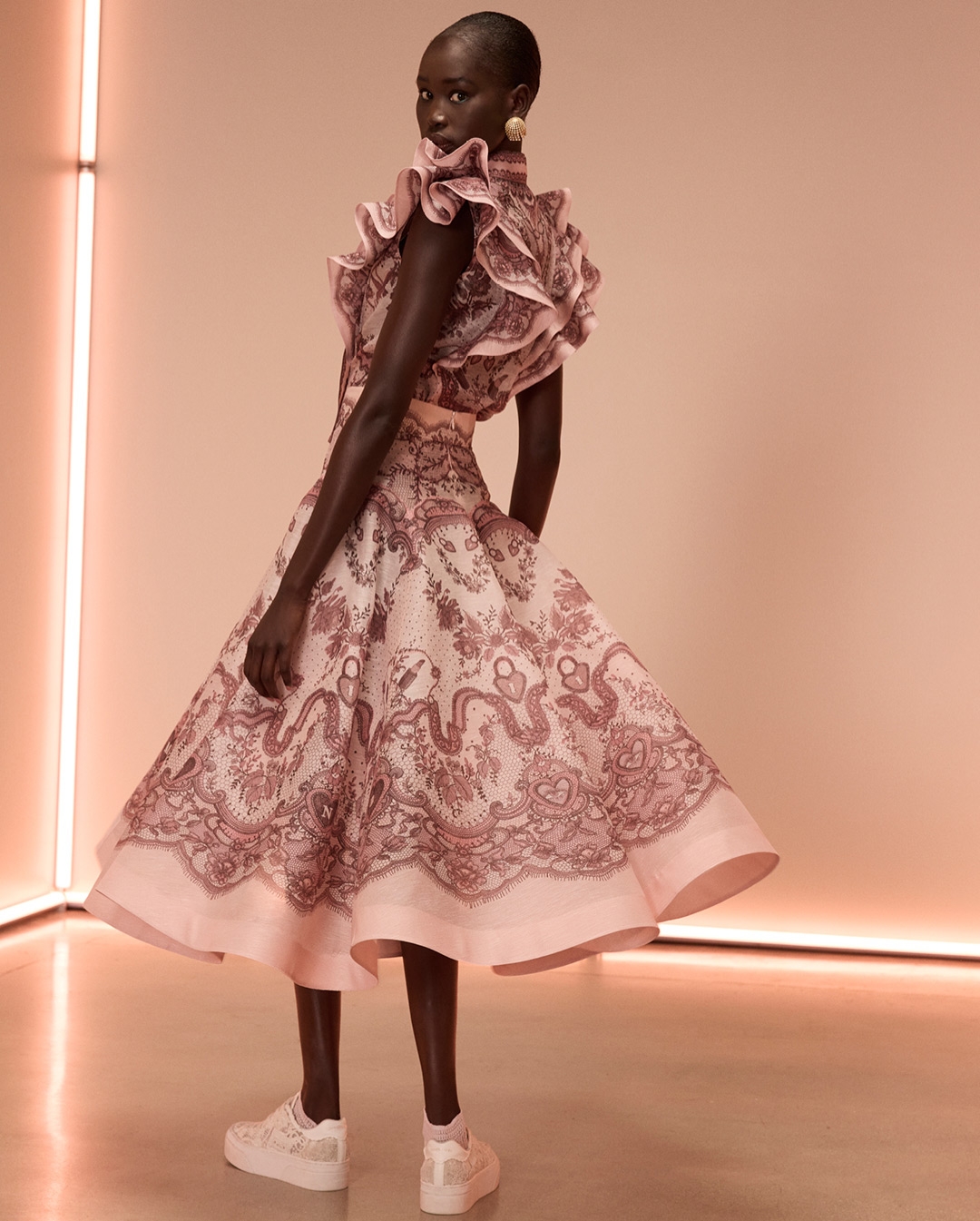 Adit Priscilla in Look 6 