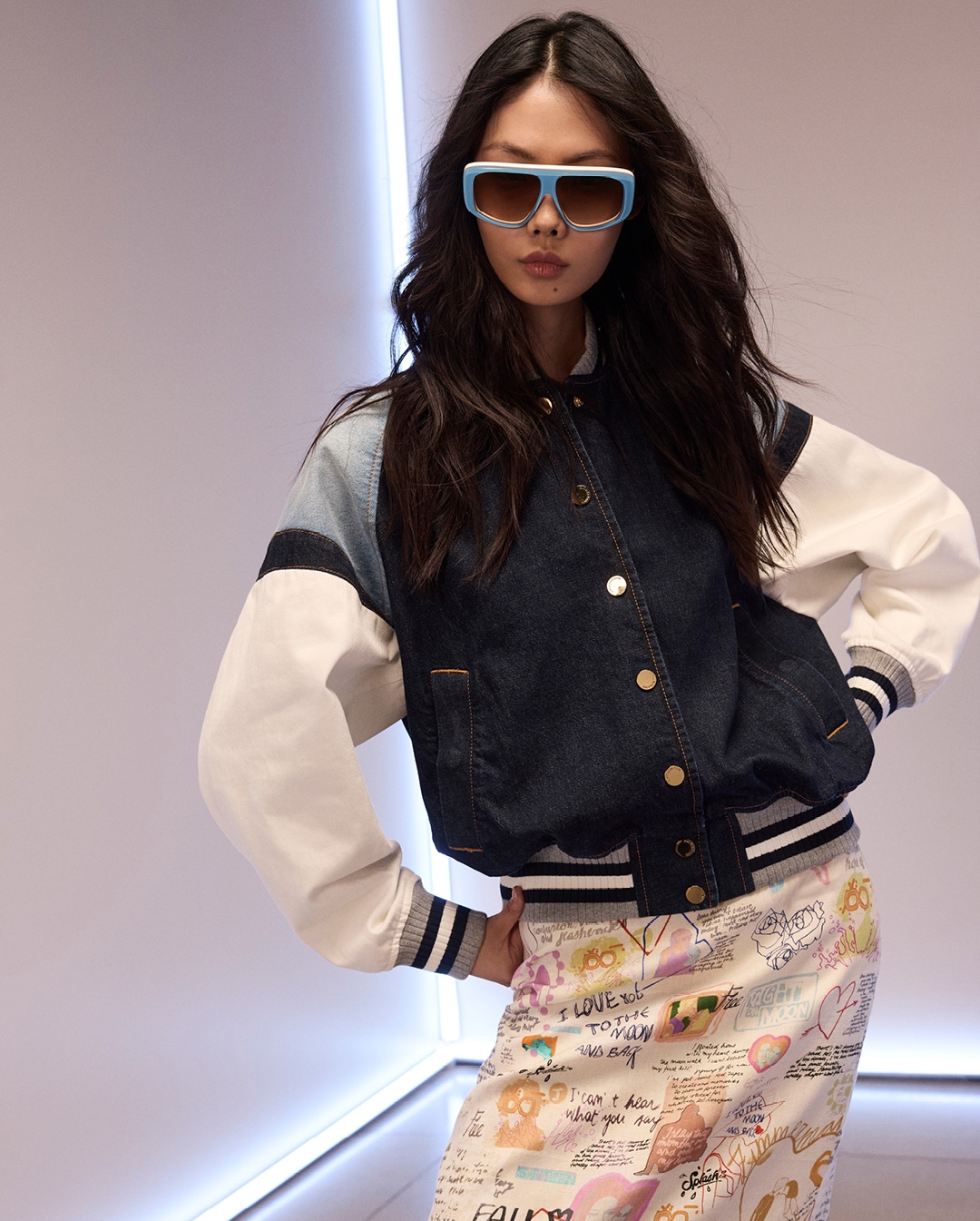 Sijia Kang in Look 12 