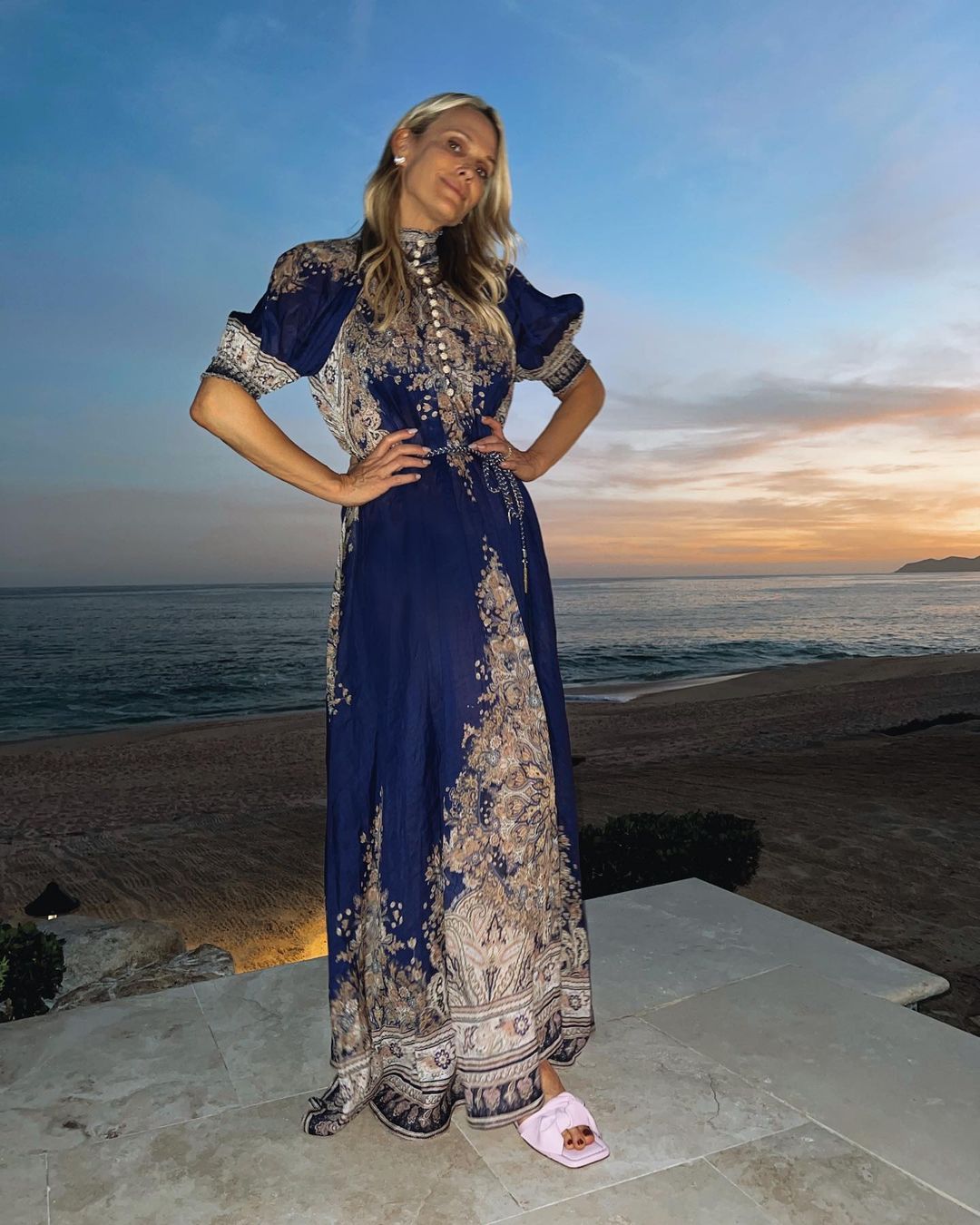 Anneke Swing Maxi Dress as seen on Molly Sims 